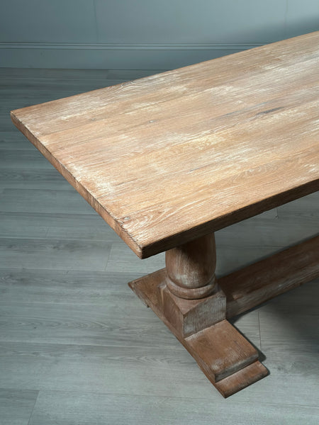 Vintage Large Oak Refectory Table