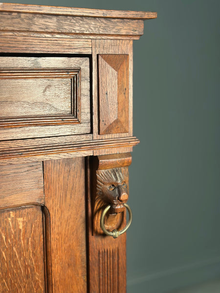 Antique French Oak Cupboard