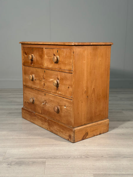 19th Century Pine Chest Of Drawers