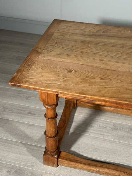 Antique Elm Refectory Table
