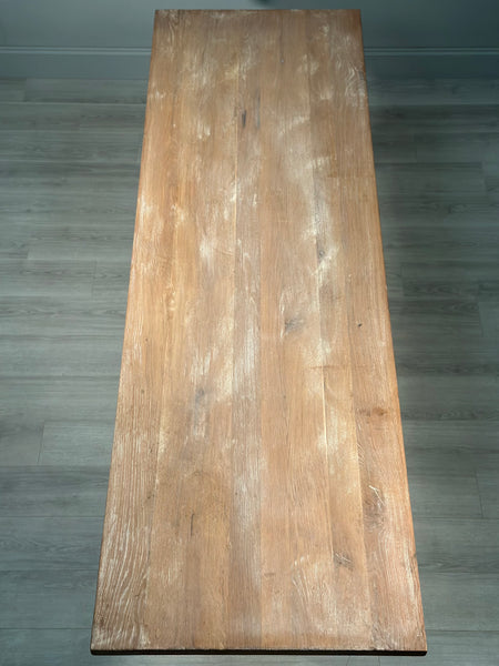 Vintage Large Oak Refectory Table