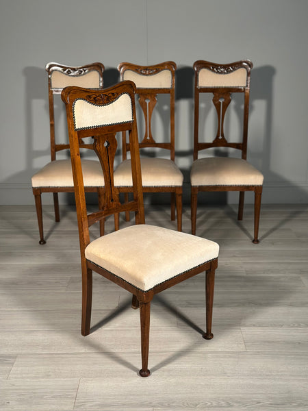 Set of 4 Biedermeier Dining Chairs