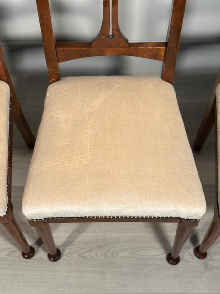 Set of 4 Biedermeier Dining Chairs