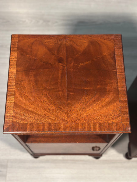A Pair of Mahogany Bedside Cabinets c.1920
