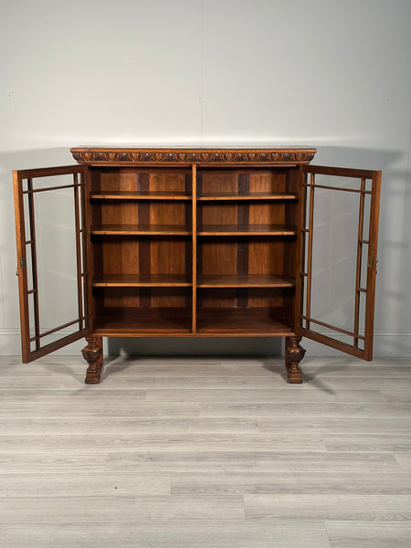 Antique Pollard Oak Bookcase C.1900