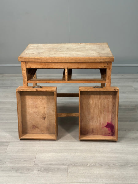 Antique Bakers Prep Table
