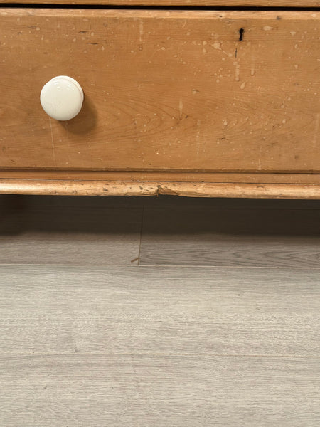 Victorian Pine Chest Of Drawers