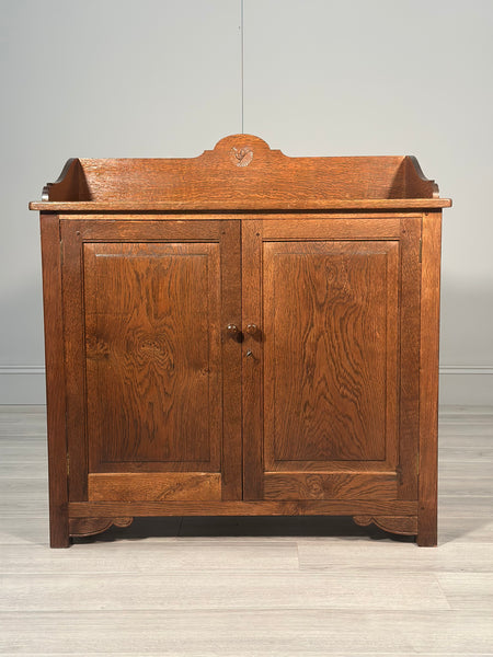 Arts And Crafts Oak Cupboard