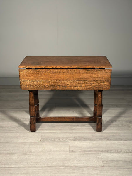 Cotswold Drop Leaf Swivel Oak Table C.1920