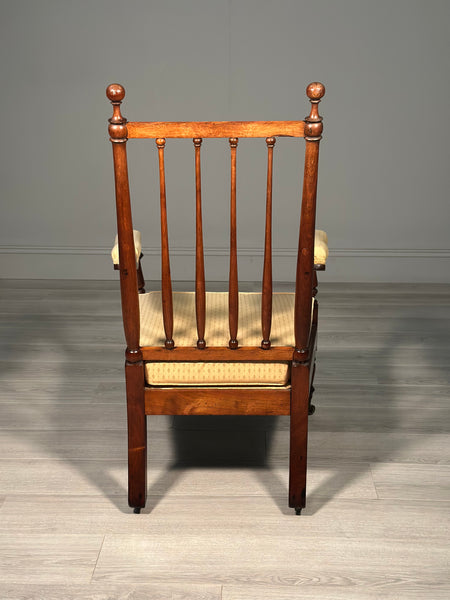 Gillows Mahogany Open Armchair