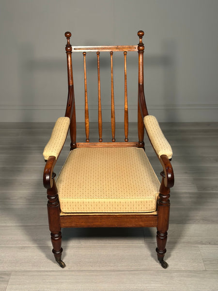Gillows Mahogany Open Armchair