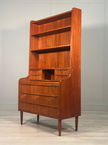 Danish Teak Bureau Bookcase By Erik Petersen For EP Mobler