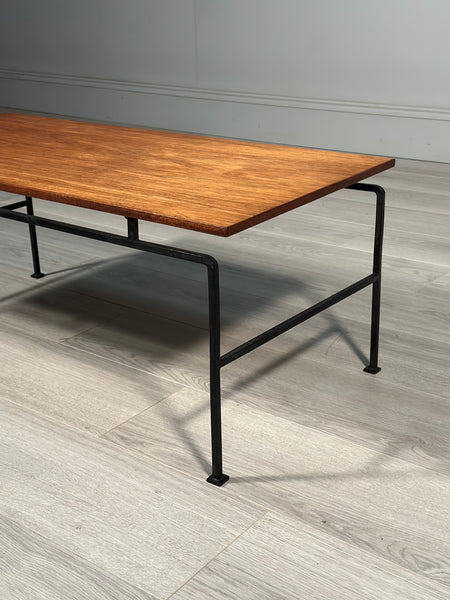 1960’s Teak and Steel Coffee Table