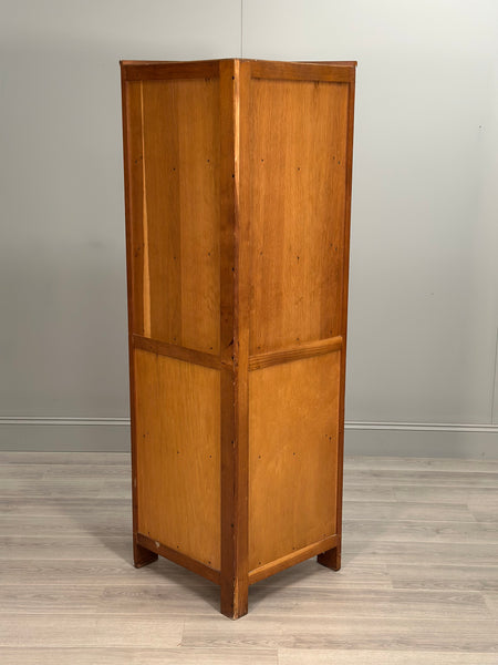 Arts & Crafts Oak Corner Cupboard By Arthur Reynolds
