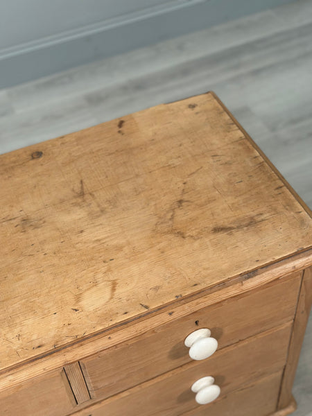 Victorian Pine Chest Of Drawers