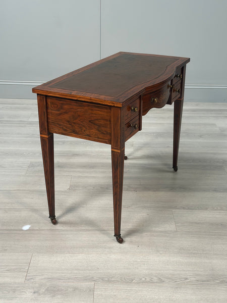 Sheraton Revival Rosewood Writing Table