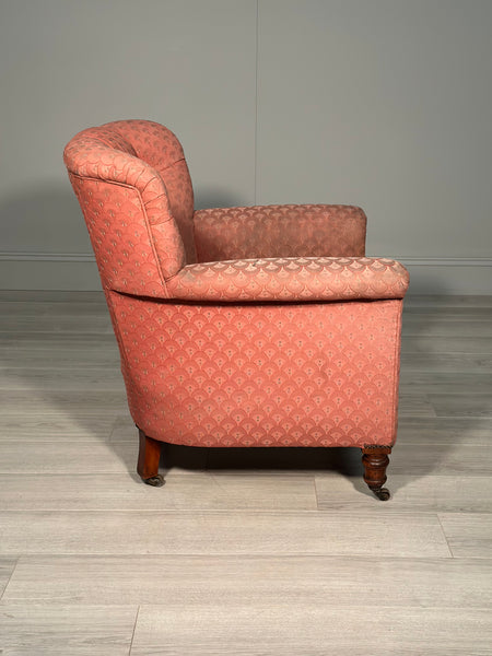 Antique Button Back Armchair