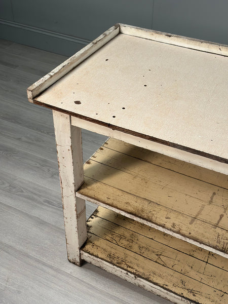 Antique Industrial Prep Table C.1930