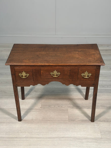 Georgian Oak lowboy C.1800