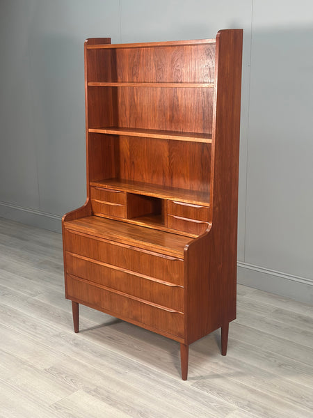 Danish Teak Bureau Bookcase By Erik Petersen For EP Mobler