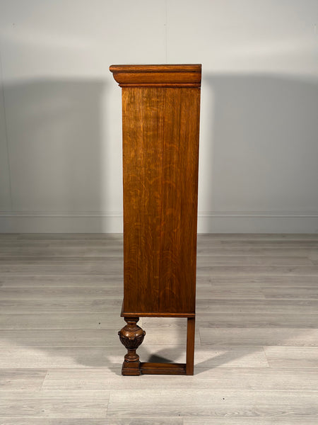 Antique Pollard Oak Bookcase C.1900