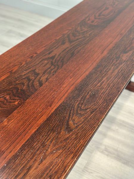 Large Military Arts & Crafts Oak Refectory Table