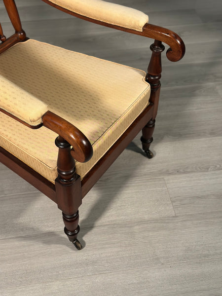 Gillows Mahogany Open Armchair