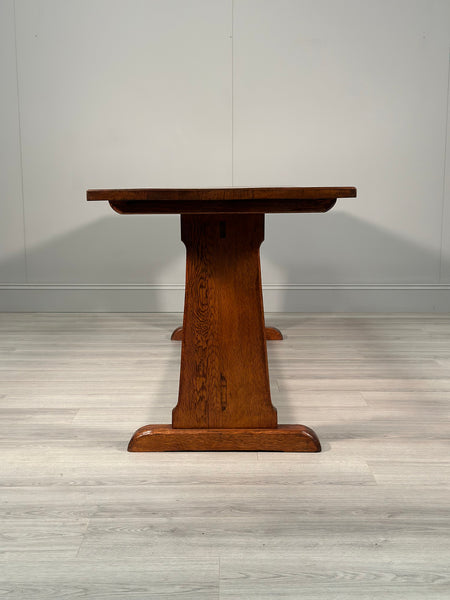 Large Antique Oak Refectory Table