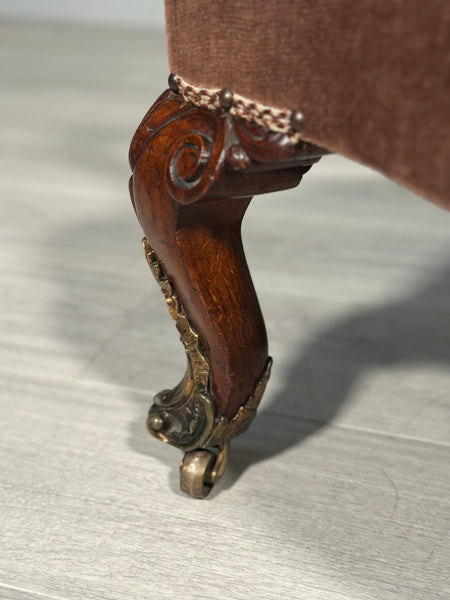 Pollard Oak 19th Century Armchair