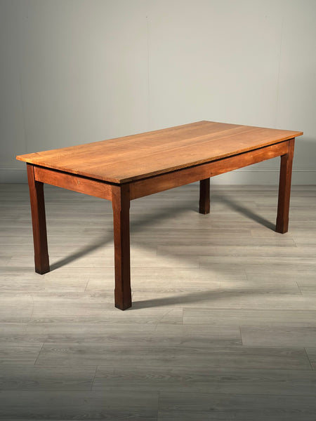 Antique Golden Oak Dining Table c1910