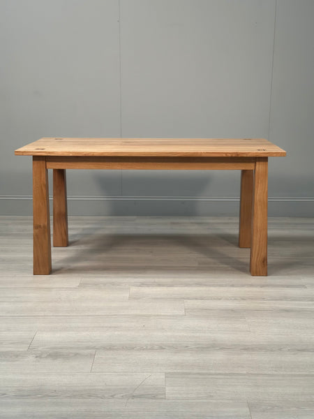 Arts And Crafts Style Oak Dining Table