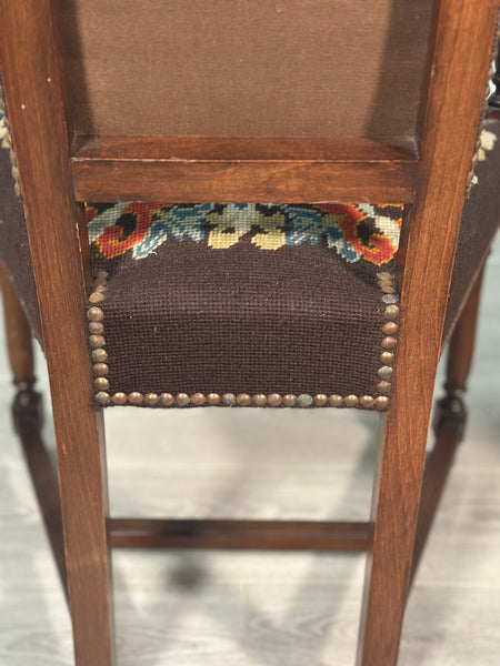 Pair of Antique Armchairs With A Gaspard De Wit Tapestry