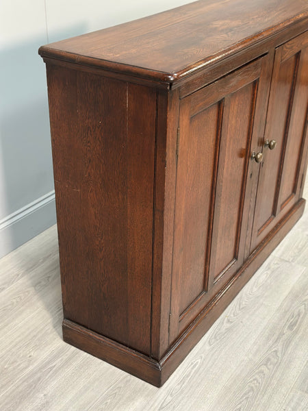 Antique Oak School Cupboard c.1900