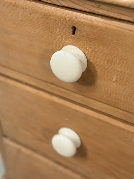 Victorian Pine Chest Of Drawers