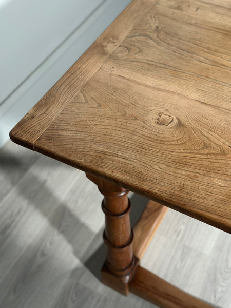 Antique Elm Refectory Table
