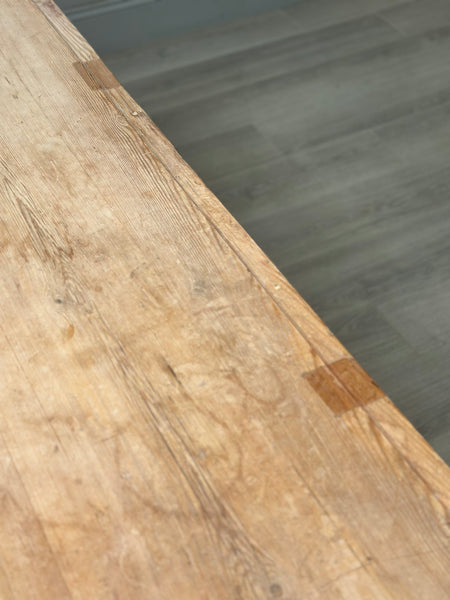 Large 19th Century Pine Prep Table