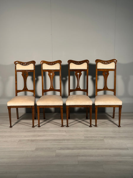 Set of 4 Biedermeier Dining Chairs
