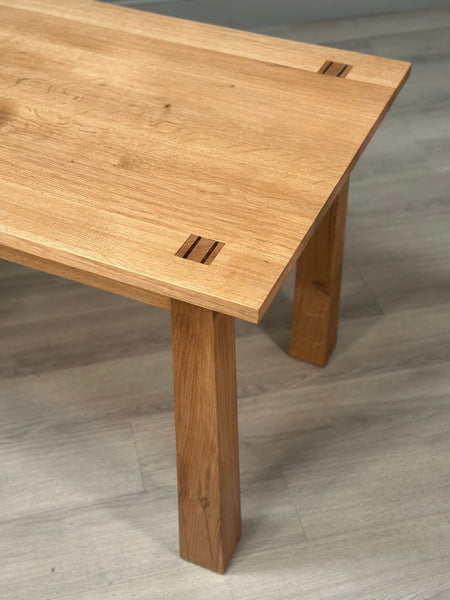 Arts And Crafts Style Oak Dining Table