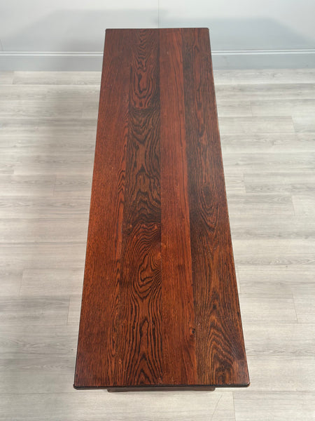 Large Military Arts & Crafts Oak Refectory Table