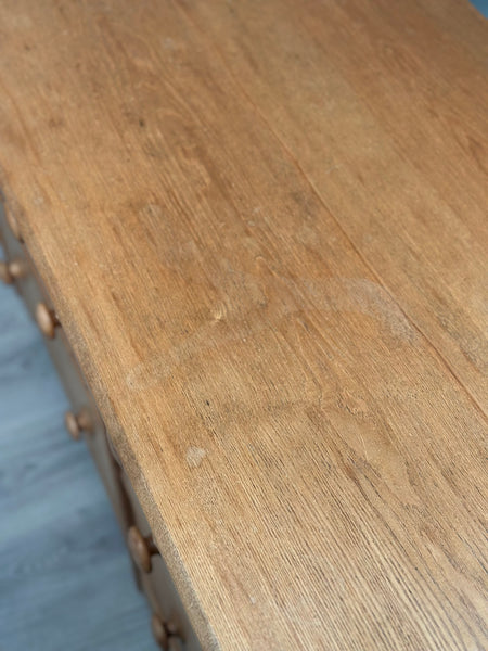 19th Century Oak Bank Of Drawers