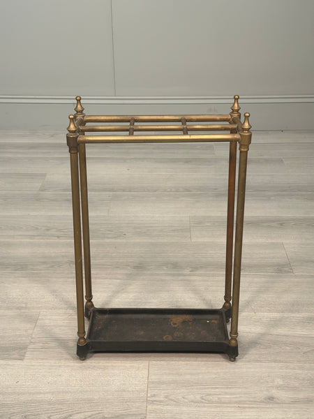 Antique Brass Stick Stand c1900