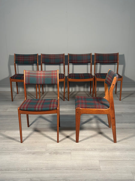 Set Of Six Danish Dining Chairs By Erik Buch C.1970
