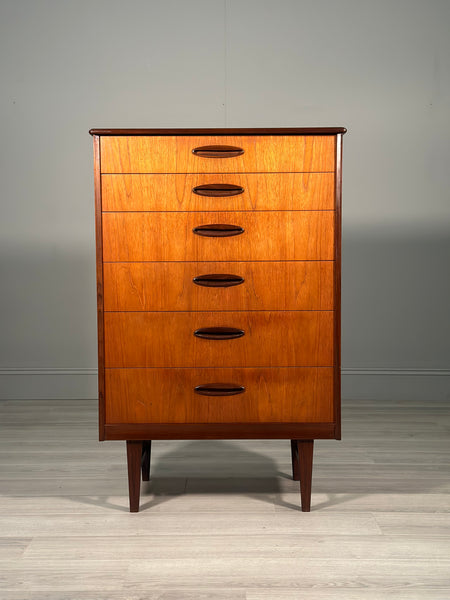 Mid 20th Century Teak Chest Of Drawers