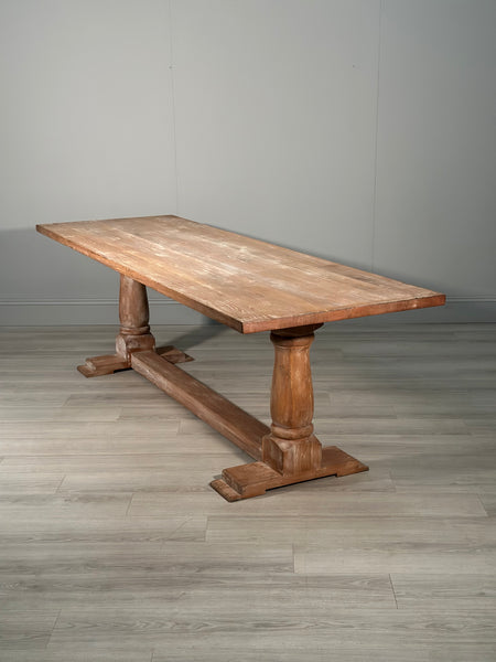 Vintage Large Oak Refectory Table