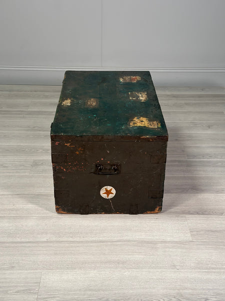 Antique White Star Line Ship Chest C.1910