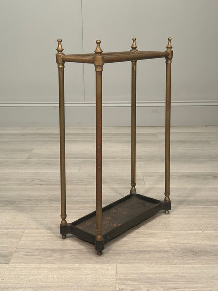 Antique Brass Stick Stand c1900