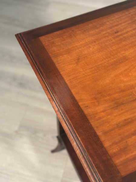 Arts And Crafts Fretwork Side Table