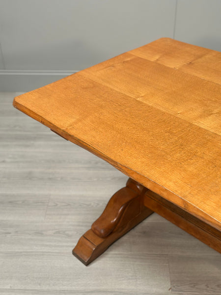 Oak Refectory Table - Yorkshire Critter Man