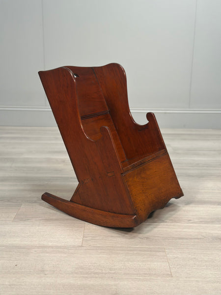 Small Burr Elm Rocking Chair c1880