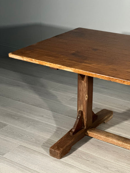Huge 9ft Antique Oak Refectory Table